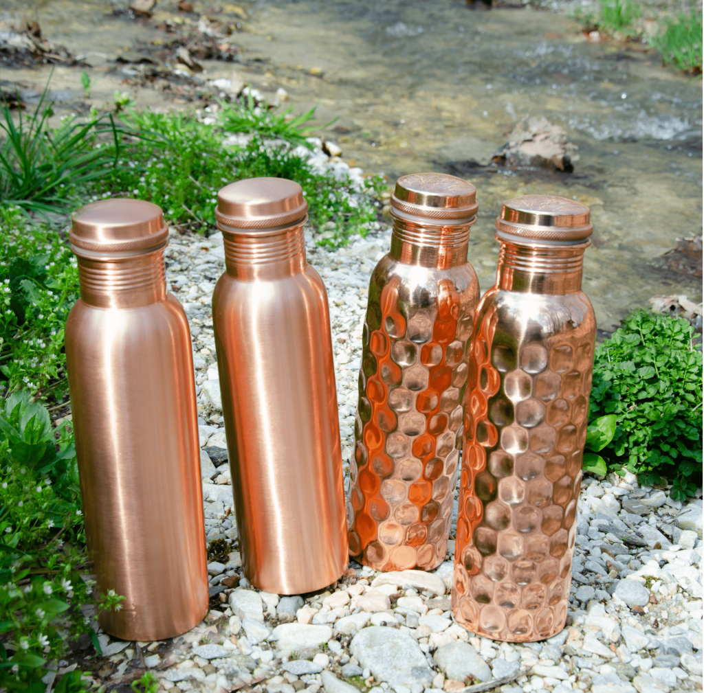 copper bottles different designs