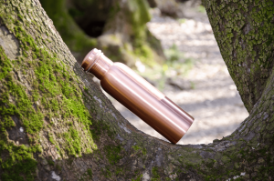 smooth copper water bottle